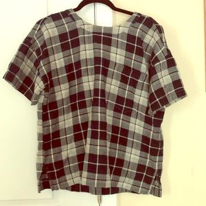 Blue & White Painter Styled Shirt